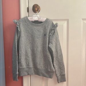 Polo Ralph Lauren Girls Ruffle Sweatshirt